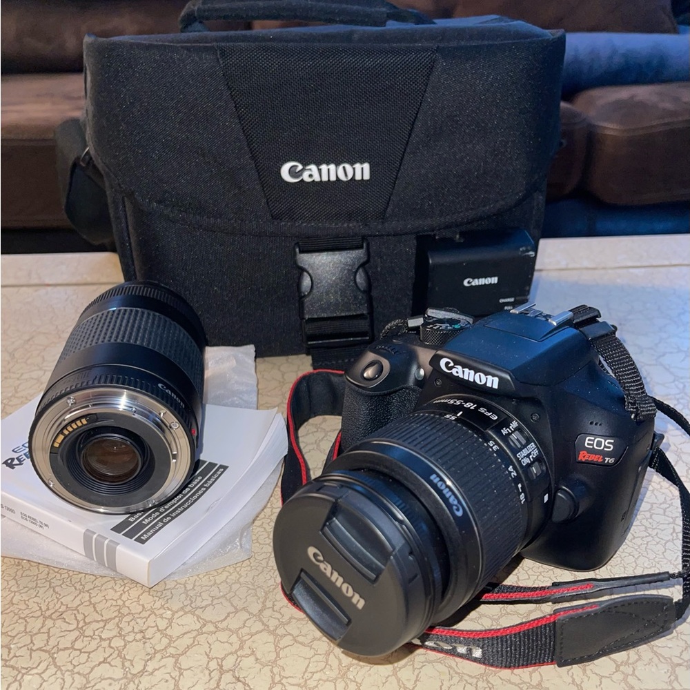 Canon EOS Rebel T6 1300D Camera